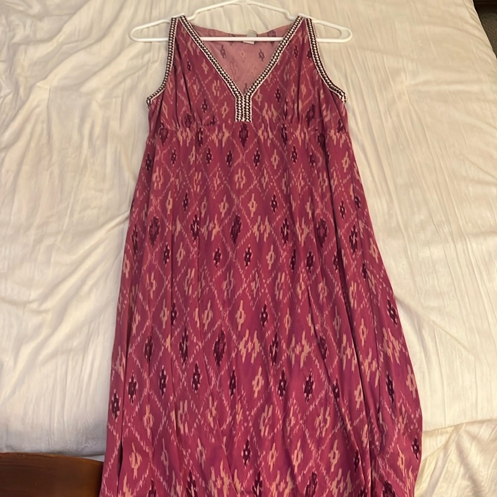Pink Patterned Dress